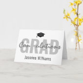 Graduierungsklasse 2025 karte (Gelbe Blume)