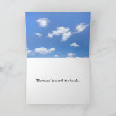 Graduierungsklassen und Geld in der Luft Karte (Innenseite)