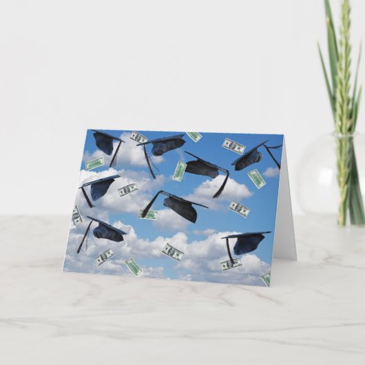 Graduierungsklassen und Geld in der Luft Karte (Vorderseite)