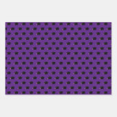 Graduierungsklassenklasse Jahr Lila Geschenkpapier Set (Vorderseite 3)