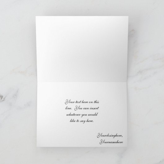 Graduierungsmütze und Gown danke Ihnen Grußkarte (Innenseite)