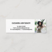 Graduierungsname Einschließen der Fotokarte Telefonnummerkarte (Rückseite)