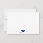 Graduierungsobergrenze Danke Karte (Rückseite)