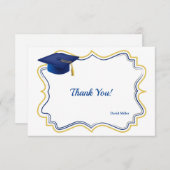 Graduierungsobergrenze Danke Karte (Vorne/Hinten)