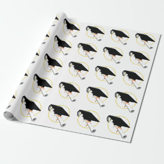 Graduierungsobergrenze mit Diplom Geschenkpapier