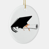 Graduierungsobergrenze mit Diplom Keramik Ornament (Rechts)