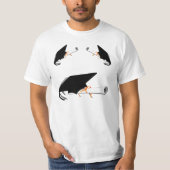 Graduierungsobergrenze mit Diplom T-Shirt (Vorderseite)