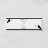 Graduierungsobergrenze mit Diplom Telefonnummerkarte (Rückseite)