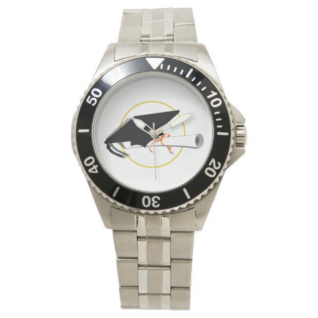 Graduierungsobergrenze und Diplom Armbanduhr (Vorderseite)