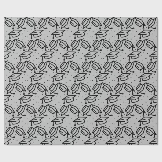 Graduierungspapier Geschenkpapier (Flach)