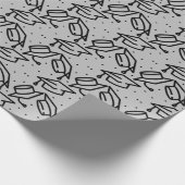 Graduierungspapier Geschenkpapier (Ecke)