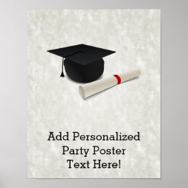 Graduierungspapier individuell anpassbar poster