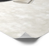 Graduierungspapier individuell anpassbar poster (Ecke)