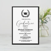 Graduierungspartei 2022 für Kranken und Mortarboar Einladung (Stehend Vorderseite)