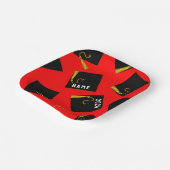 Graduierungspartei 2025 pappteller (Gewinkelt)