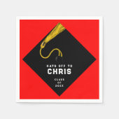 Graduierungspartei 2025 serviette (Vorderseite)