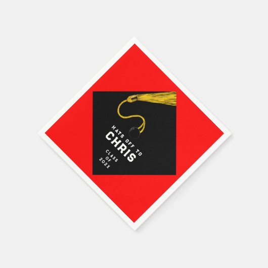 Graduierungspartei 2025 serviette (Ecke)