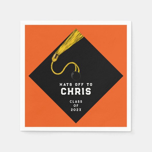 Graduierungspartei 2025 serviette (Vorderseite)