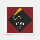 Graduierungspartei 2025 serviette (Vorderseite)