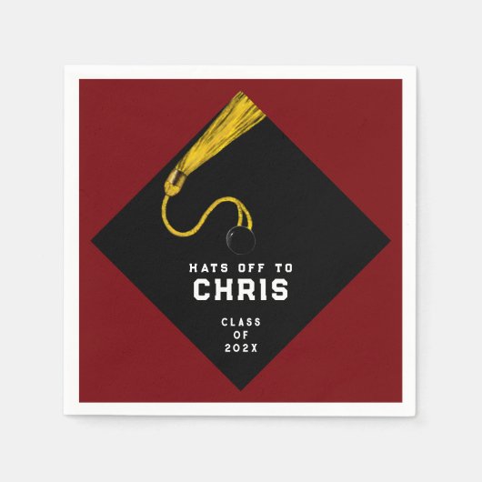 Graduierungspartei 2025 serviette (Vorderseite)