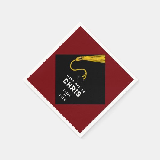 Graduierungspartei 2025 serviette (Ecke)