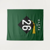 Graduierungspartei 2025 wandteppich (Vorderseite (Horizontal))