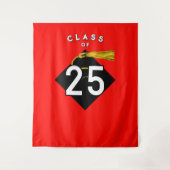 Graduierungspartei 2025 wandteppich (Vorderseite)