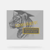 Graduierungspartei Akryllisches Zeichen Acrylschild (Vorderseite)