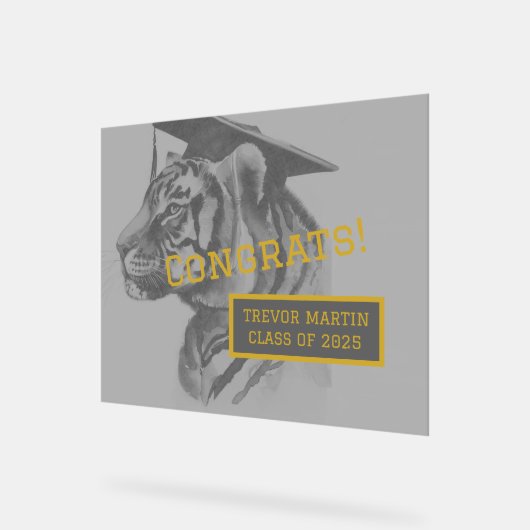 Graduierungspartei Akryllisches Zeichen Acrylschild (Winkel)