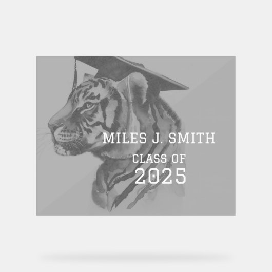 Graduierungspartei Akryllisches Zeichen Acrylschild (Vorderseite)