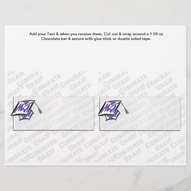 Graduierungspartei bevorzugt benutzerdefinierte Ba (Vorderseite)