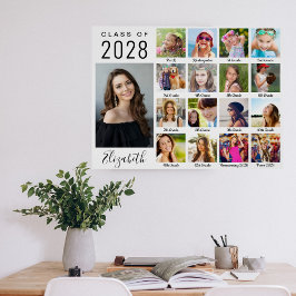 Graduierungspartei bis ins 17. Foto Poster