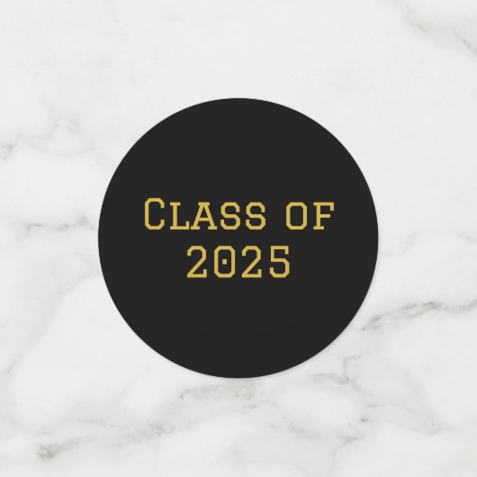 Graduierungspartei Confetti Konfetti (Klein Vorderseite)