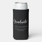 Graduierungspartei Einfaches Lässiges Skript Selters Dosenkühler (Seltzer Rückseite)