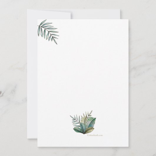 Graduierungspartei Einladung (Rückseite)