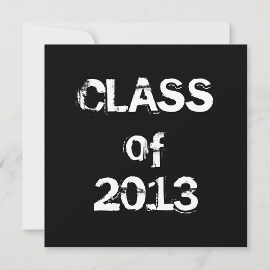 Graduierungspartei Einladung (Rückseite)