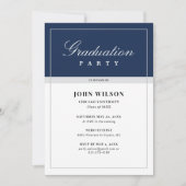 Graduierungspartei Einladung (Vorderseite)
