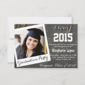 Graduierungspartei Einladung (Vorderseite)