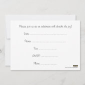 Graduierungspartei Einladung für Zwillinge (Rückseite)