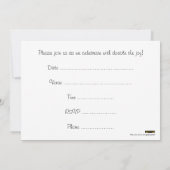 Graduierungspartei Einladung für Zwillinge (Rückseite)