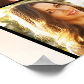 Graduierungspartei Elegantes Skript 4 Foto Poster (Ecke)