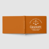 Graduierungspartei für Custom Orange Law School Gästebuch (Voll)