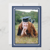 Graduierungspartei für das Foto von Schiffen und W Einladung (Rückseite)