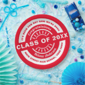 Graduierungspartei für das Klassenjahr und die Sch Pappteller (Party)