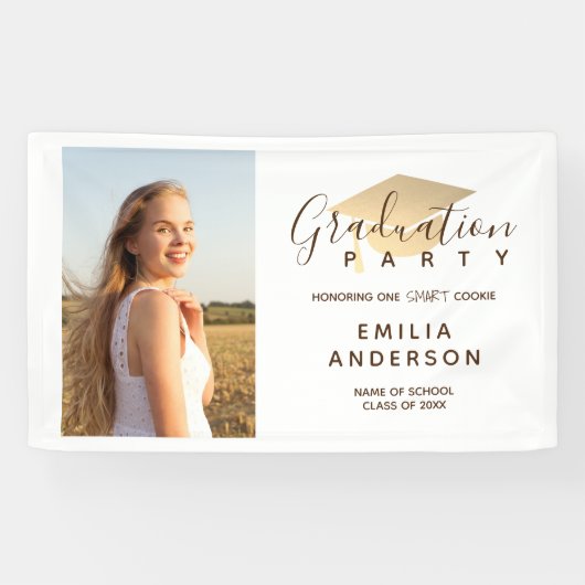 Graduierungspartei für ein Smart Cookie-Banner Banner (Horizontal)