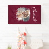 Graduierungspartei für geometrisches Foto Banner (Insitu)