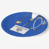 Graduierungspartei für Kreative Krankenschwester Pappteller (Schrägansicht)