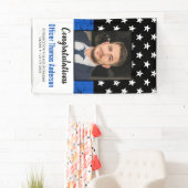 Graduierungspartei für Polizeibeamte der Thin Blue Banner (Insitu)