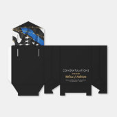 Graduierungspartei für Polizeibeamte der Thin Blue Geschenkschachtel (Ungefaltet)