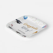 Graduierungspartei für Wasserfarben Pappteller (Gewinkelt)